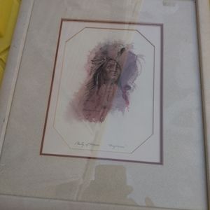 Vintage Robert Garner Etchings with ink n pencil